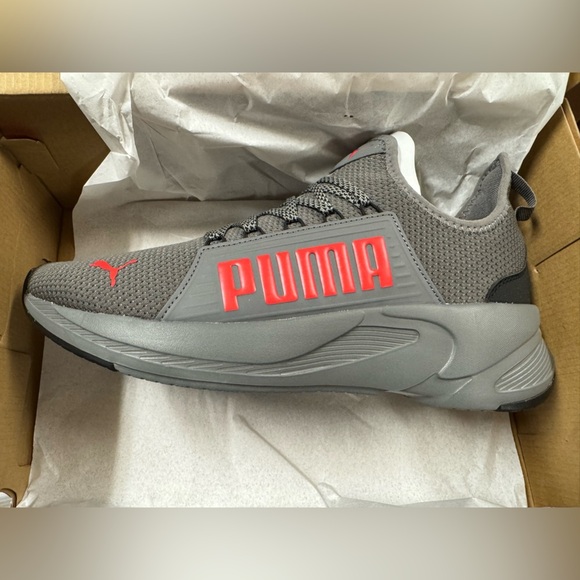 Puma Softride Premier Men’s Slip On Sneaker. Castlerock High Risk Red, Size 11. - Picture 6 of 9